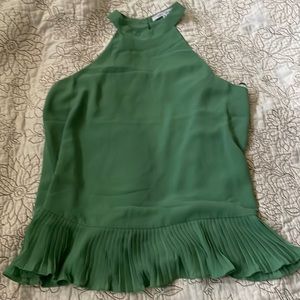 3/ $20 Small high neck light green top